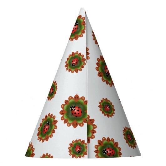 Ladybug Feesthoedjes (Achterkant)