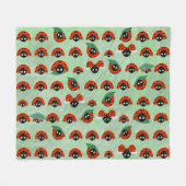Ladybug Fleece Blanket Deken (Voorkant (Horizontaal))