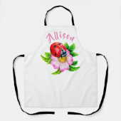 Ladybug Floral Women's Name Schort (Voorkant)