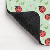 Ladybug Flower Pattern Muismat (Hoek)