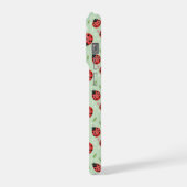 Ladybug Flower Pattern Phone Case iPhone Hoesje (Linkerkant)