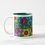 LADYBUG FLOWERS TWEEKLEURIGE KOFFIEMOK (Links)
