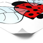 Ladybug Foto Afdruk (Hoek)