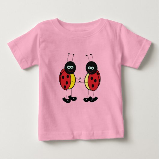 Ladybug Friends Baby T-shirt (Voorkant)