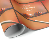 Ladybug Friends Natuur Personalized Birthday Cadeaupapier (Rol Hoek)