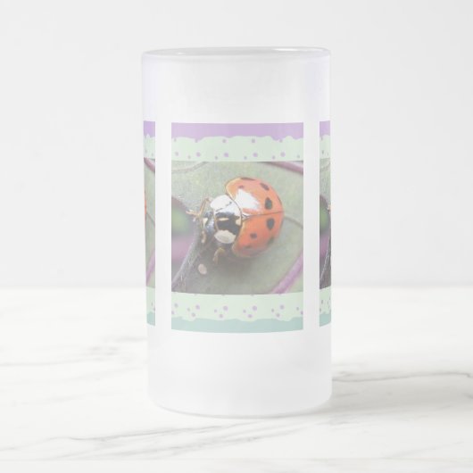 Ladybug Frosted Mok (Center)