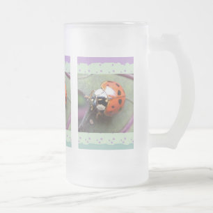 Ladybug Frosted Mok