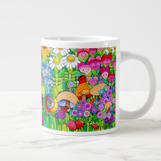 Ladybug Garden Critters Grote Koffiekop (Rechts)