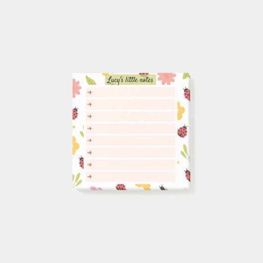 Ladybug Garden Notes - Blossom Time Sticky Notes (Voorkant)
