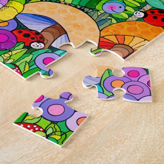 Ladybug Garden Puzzle Legpuzzel (Zijkant)