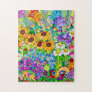 Ladybug Garden Puzzle Legpuzzel
