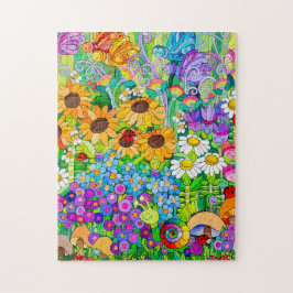 Ladybug Garden Puzzle Legpuzzel