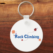 Ladybug Garden Rock-klimmen Sleutelhanger (Voorkant)