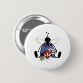 Ladybug Garden Ronde Button 5,7 Cm (Voorkant /achterkant)
