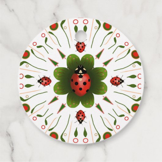 Ladybug Gift Label (Achterkant)