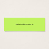 Ladybug Gift Labels Mini Visitekaartjes (Achterkant)