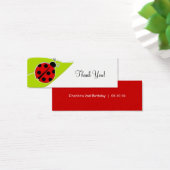 Ladybug Gift Labels Mini Visitekaartjes (Bureau)