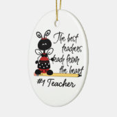 Ladybug Gift Ornament van leraar (Links)