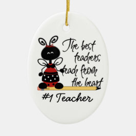 Ladybug Gift Ornament van leraar