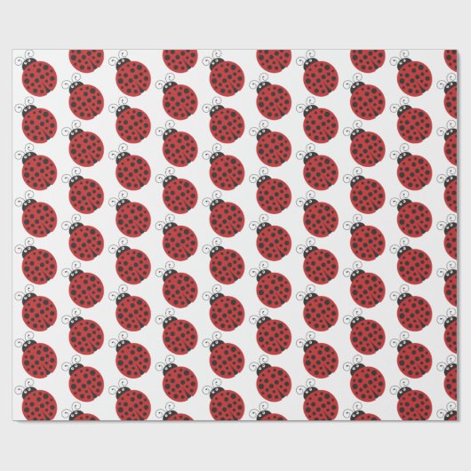 Ladybug Gift Wrapping Paper Cadeaupapier (Vlak)