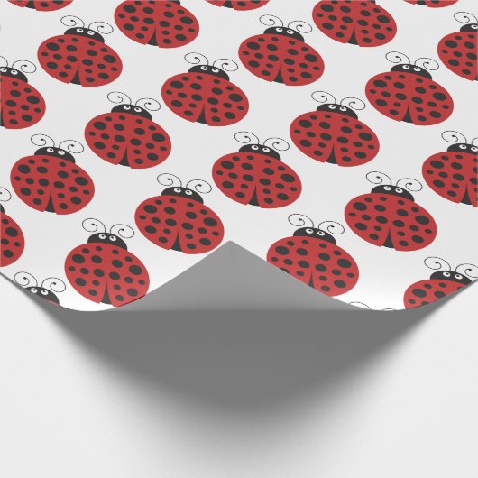 Ladybug Gift Wrapping Paper Cadeaupapier (Hoek)
