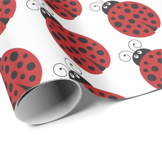 Ladybug Gift Wrapping Paper Cadeaupapier (Rol Hoek)