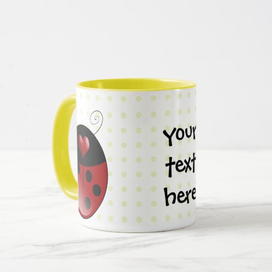 Ladybug Gifts Mok (Voorkant links)