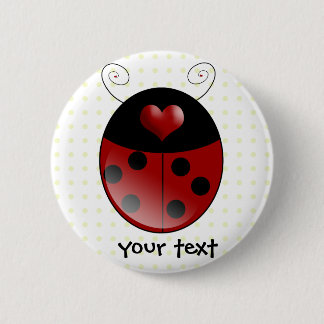 Ladybug Gifts Ronde Button 5,7 Cm