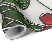 Ladybug Glas in lood Insects Cadeaupapier (Rol Hoek)