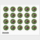 Ladybug-Glas in lood Ronde Sticker (Vel)