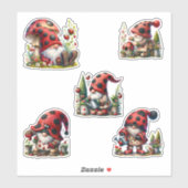 LadyBug Gnome Life Stickers (Vel)