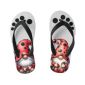 Ladybug Gnome Teenslippers voor kinderen (Voetbed)