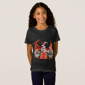 Ladybug Gnomes Tomte Scandinavian Three Garden Gno T-shirt (Voorkant volledig)
