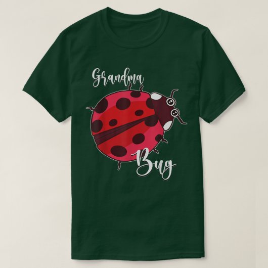 Ladybug Grandma Bug Granny Queen Cute Ladybug Inse T-shirt (Design voorkant)
