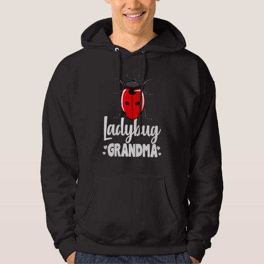 Ladybug Grandma Small Flying Insect Creatcolle Hoodie (Voorkant)