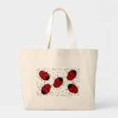 Ladybug Grote Tote Bag (Voorkant)