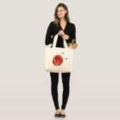 Ladybug Grote Tote Bag (Voorkant (model))
