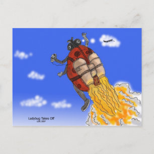 Ladybug haalt Briefkaart uit