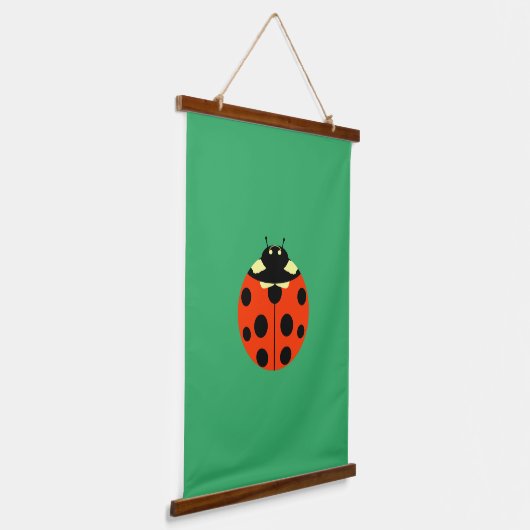 Ladybug Hangend Wandkleed (Gebogen)