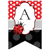 Ladybug Happy Birthday Vlaggetjes (Derde vlag)