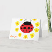 Ladybug - Hartelijk dank Bedankkaart (Voorkant)