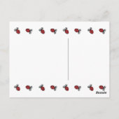 Ladybug Hartelijk dank voor Kaart creditcard Post (Achterkant)