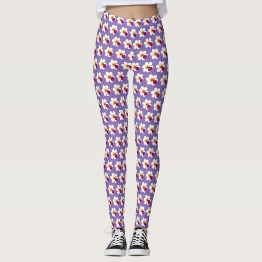 Ladybug-harten en leggings voor aangepaste bloemen (Voorkant)