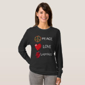 Ladybug Heart Bug Love Peace Ladybug Ladybug Inse T-shirt (Voorkant volledig)