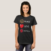 Ladybug Heart Bug Love Peace Ladybug Ladybug Inse T-shirt (Voorkant volledig)