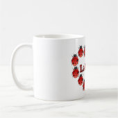 Ladybug Heart Coffee-Mok Koffiemok (Links)