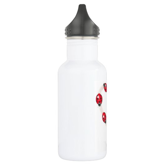 Ladybug Heart Liberty Bottle Waterfles (Links)