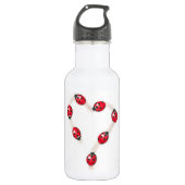 Ladybug Heart Liberty Bottle Waterfles (Voorkant)