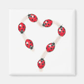 Ladybug Heart Magnet (Voorkant)