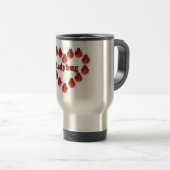Ladybug Heart Travel Coffee Mug Reisbeker (Voorkant rechts)